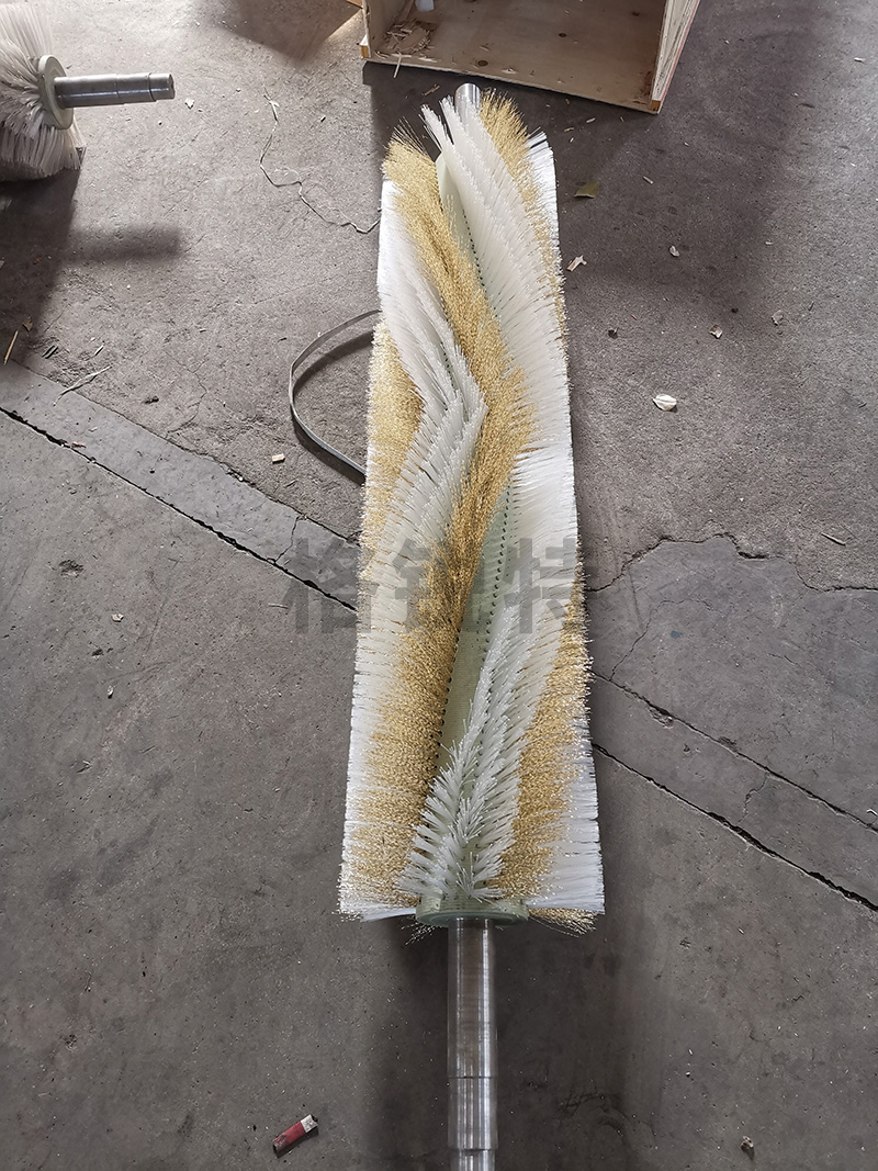 尼龙钢丝混合毛刷滚 尼龙钢丝混合毛刷滚